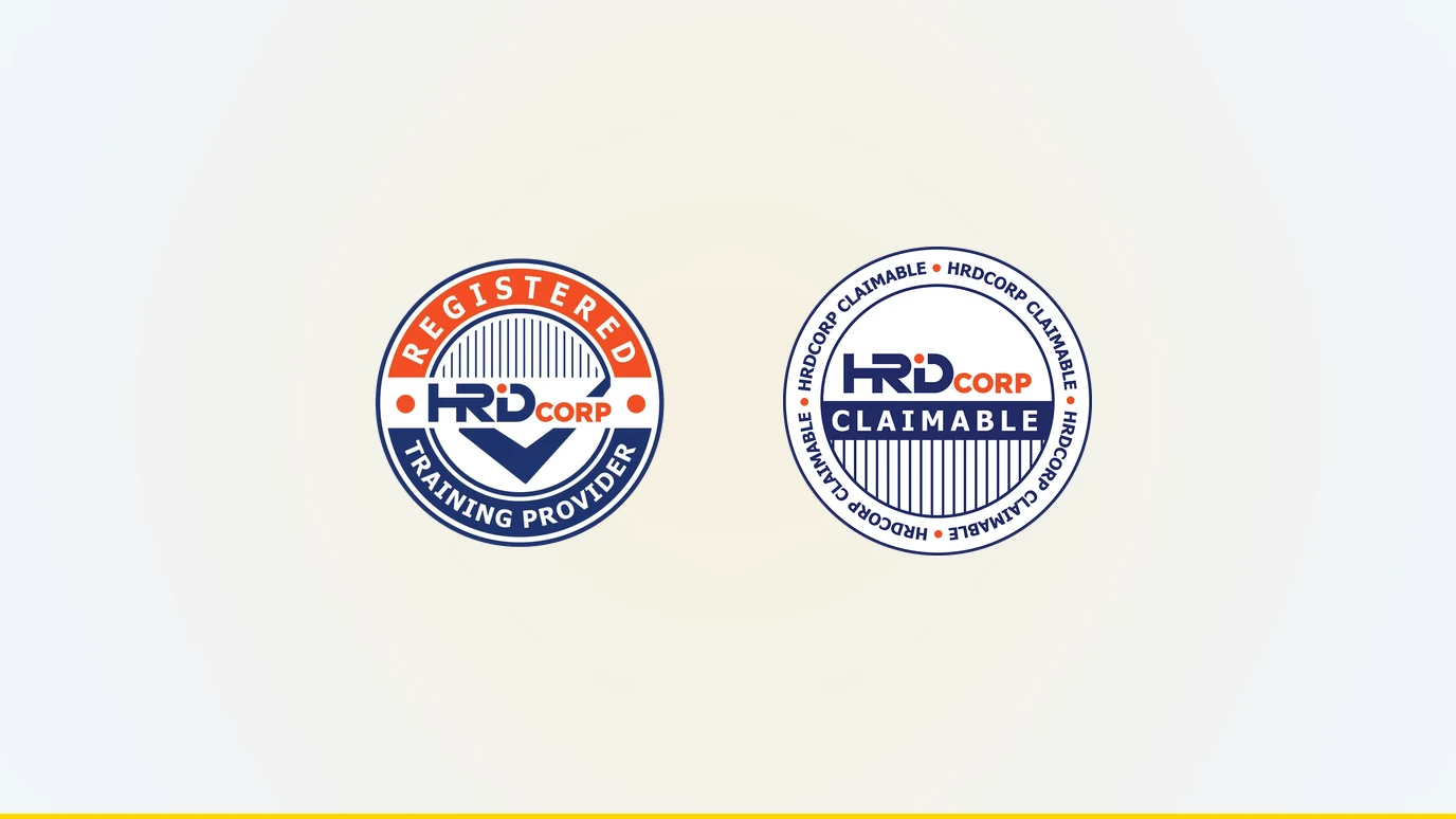 HRD Corp Registered Training Provider and HRD Corp Claimable accreditation marks